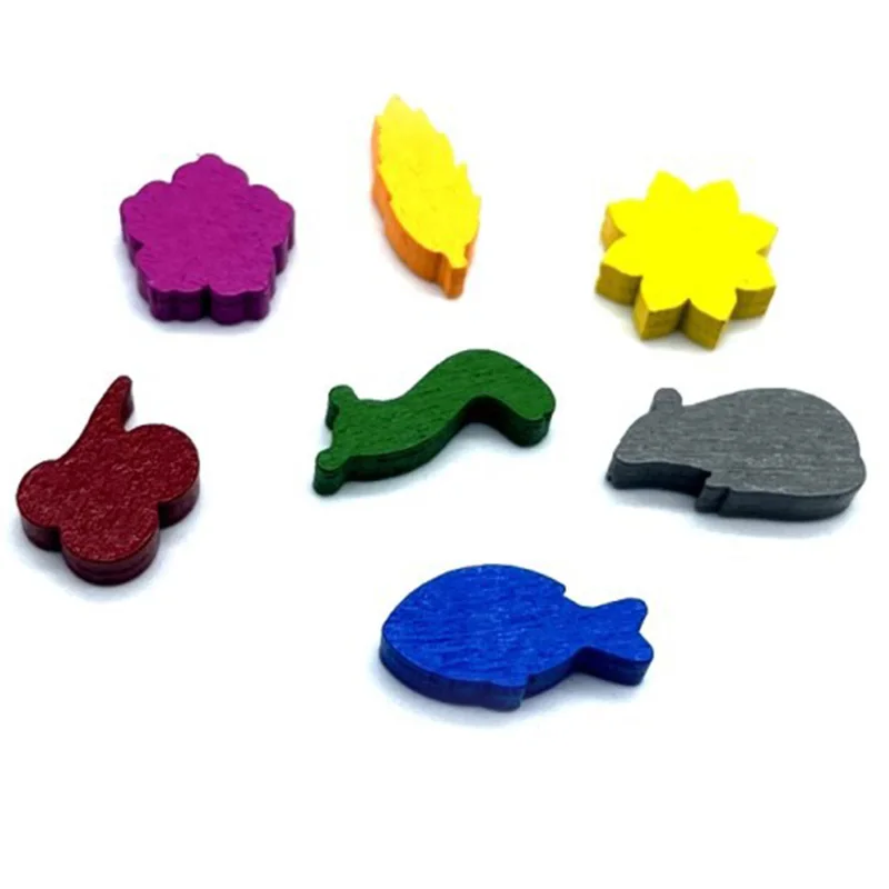 Board Game Catan - 10 pçs/set Mini Marca de Cor