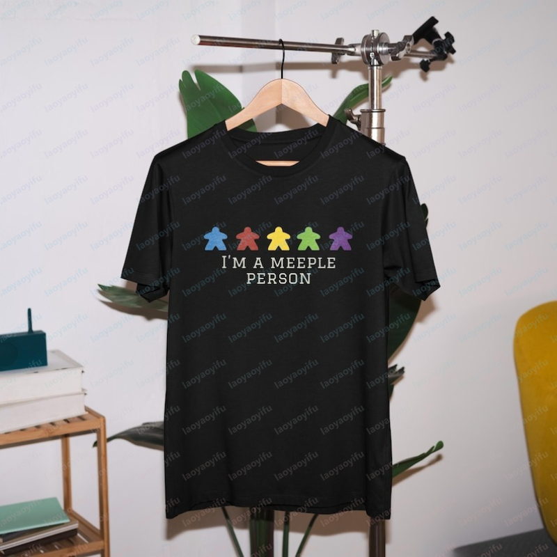 Board Game Catan - Camiseta Engraçada 'Eu Sou Pessoa Meeple'