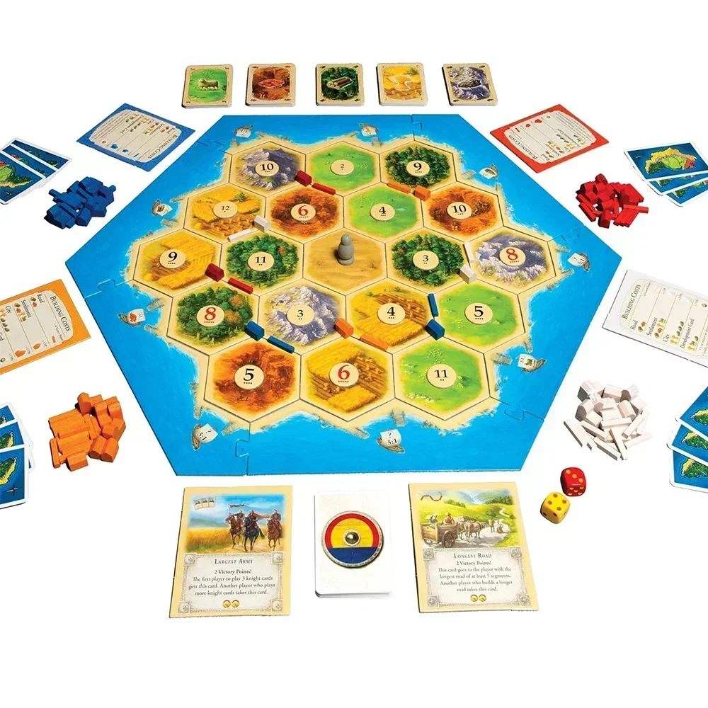 Jogo de tabuleiro Catan, jogo  - Board Game Catan avaliação e preço
